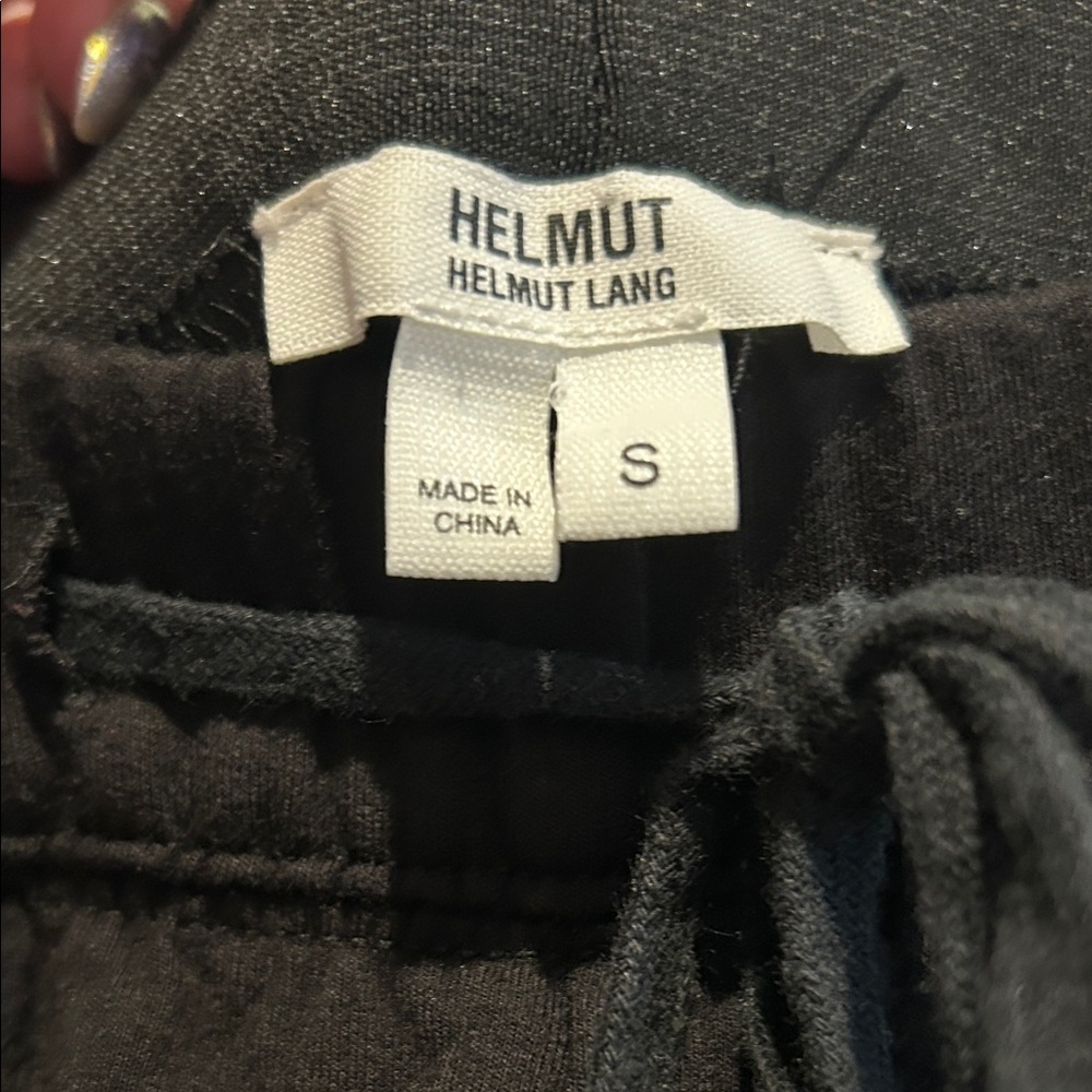 Helmut Lang Black Harem Jogger Pants - Picture 8 of 10